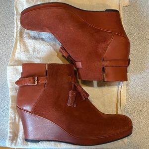 Wolverine 1000 Mile x Samantha Pleet Socialite Wedge Boots, size 8